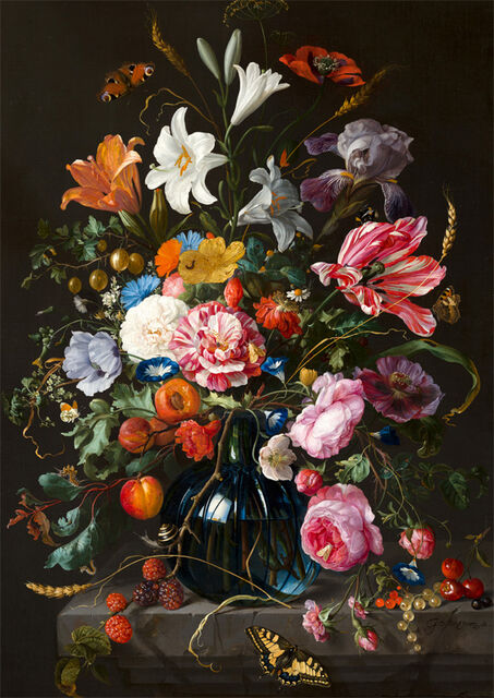 Jan Davidsz de Heem Glass vase