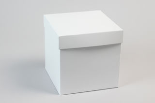 140mm white Cube box