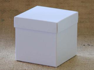 140mm white Cube box