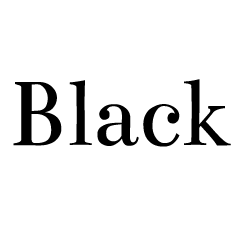 Black text